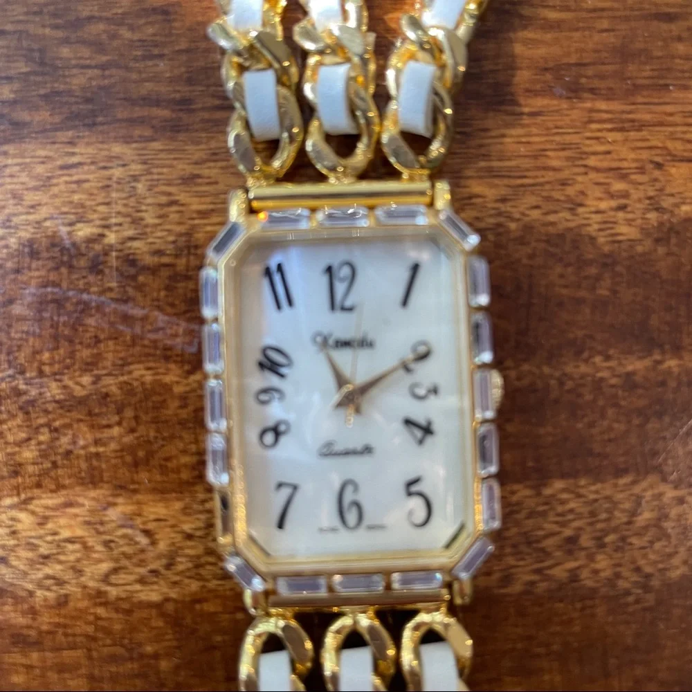 Xanadu Quartz watch in gold tone with embellishments
